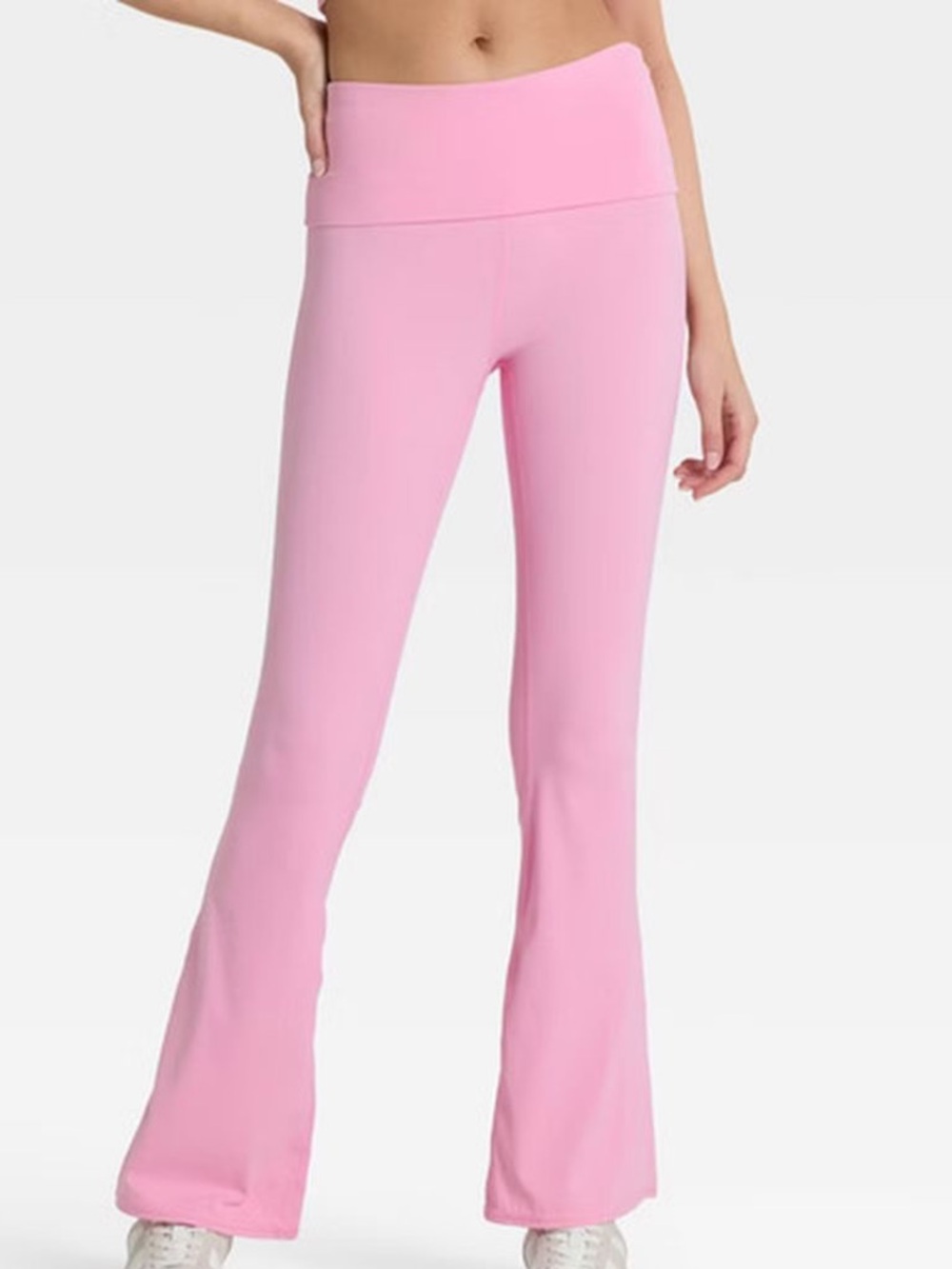 JoyLab Light Pink low-Rise Flare Leggings a